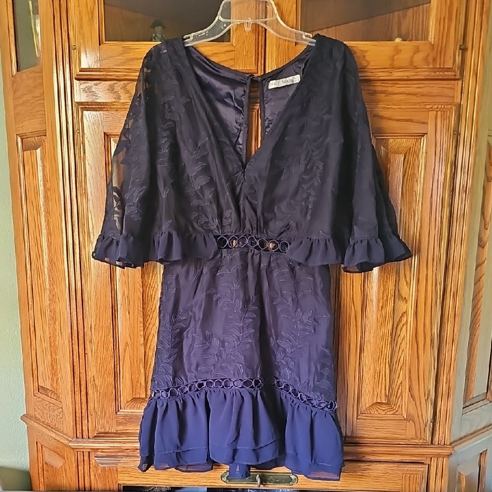 Saints + Secrets Navy Blue Dress
